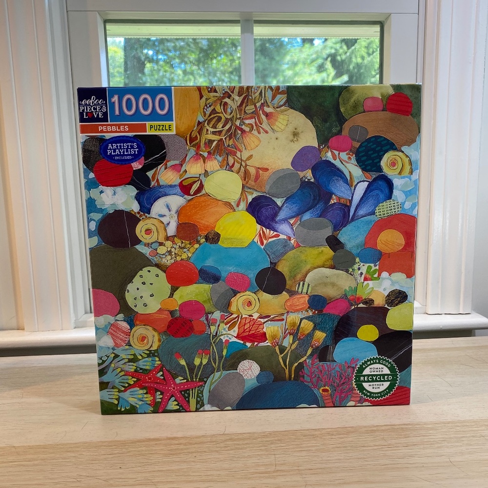 eeboo 1,000-piece puzzle: Pebbles